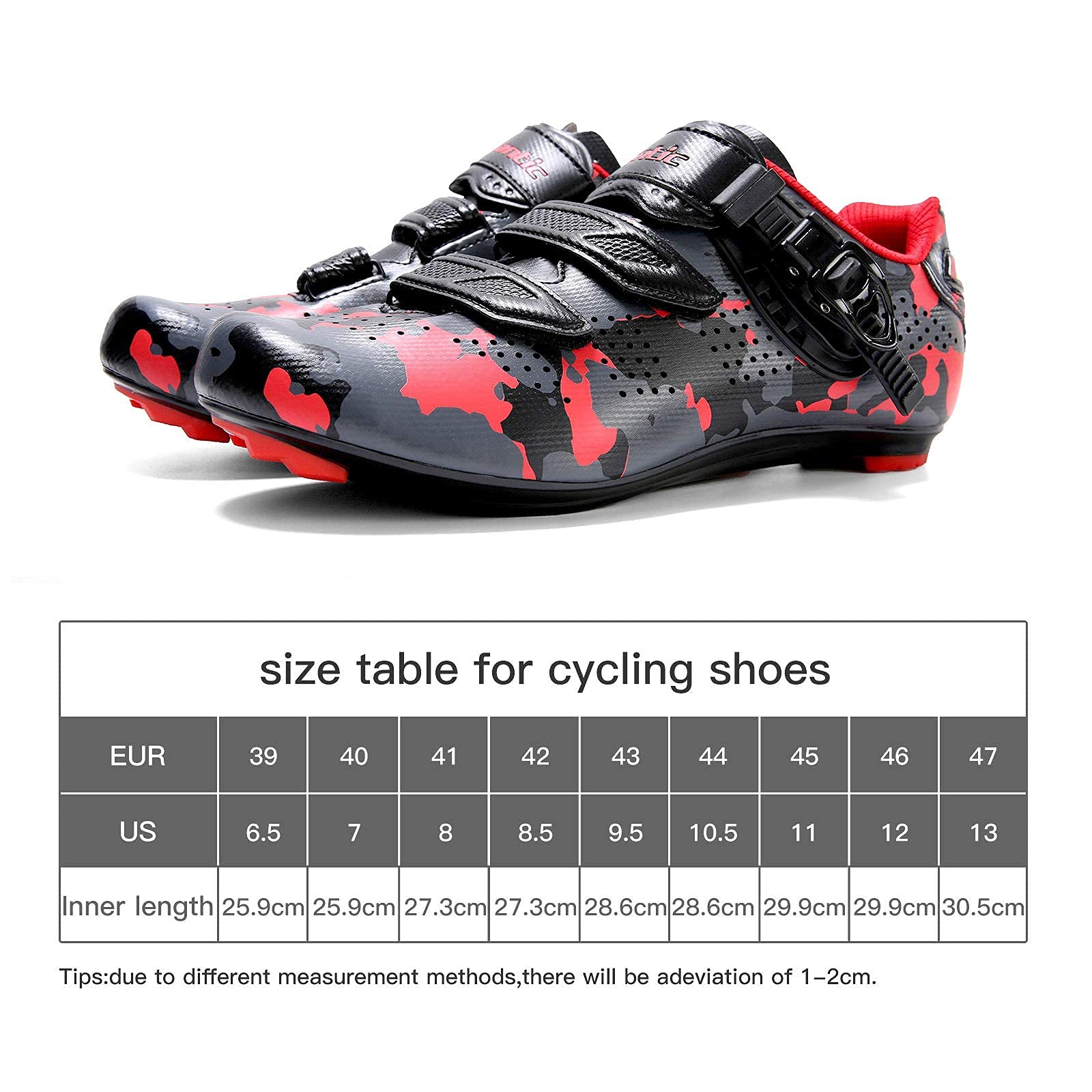 Santic Cycling Shoes Unisex Bike Shoes Look Delta Cycling Shoes Suitable for Men & Women Cycling Exercise