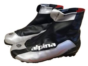 alpina t28 ski boots nnn men's nnn touring xc ski boots pair new (men us size 10 - euro 44)