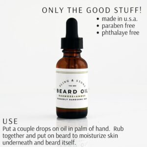 Twisted Tomboy Oakmoss and Amber Beard Oil - The Ruggedly Handsome Man