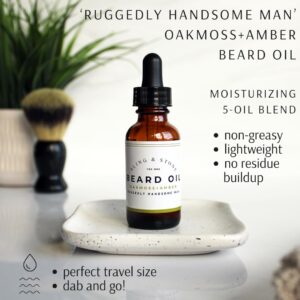 Twisted Tomboy Oakmoss and Amber Beard Oil - The Ruggedly Handsome Man