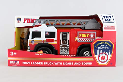 Daron FDNY Ladder Truck with Lights & Sounds 2019 New