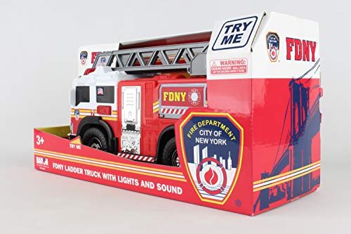 Daron FDNY Ladder Truck with Lights & Sounds 2019 New