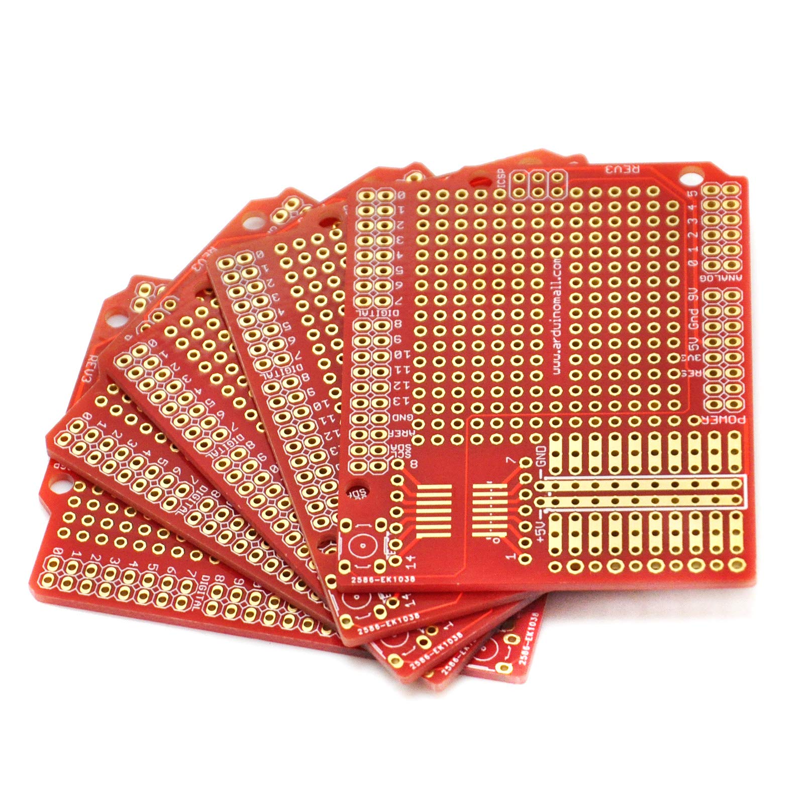 Gikfun Prototype PCB Breadboard for Arduino UNO R3 Shield Board (Pack of 5pcs) GK1011