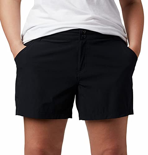 Columbia Women's Coral Point III Shorts, Black, 6