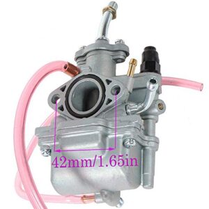 TTR90 Carburetor for Yamaha TTR 90 TTR90E with Fuel Switch Valve Petcock, replace 5HN-14101-00-00 5HN-14101-10-00 by TOPEMAI