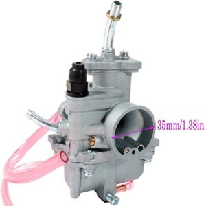 TTR90 Carburetor for Yamaha TTR 90 TTR90E with Fuel Switch Valve Petcock, replace 5HN-14101-00-00 5HN-14101-10-00 by TOPEMAI