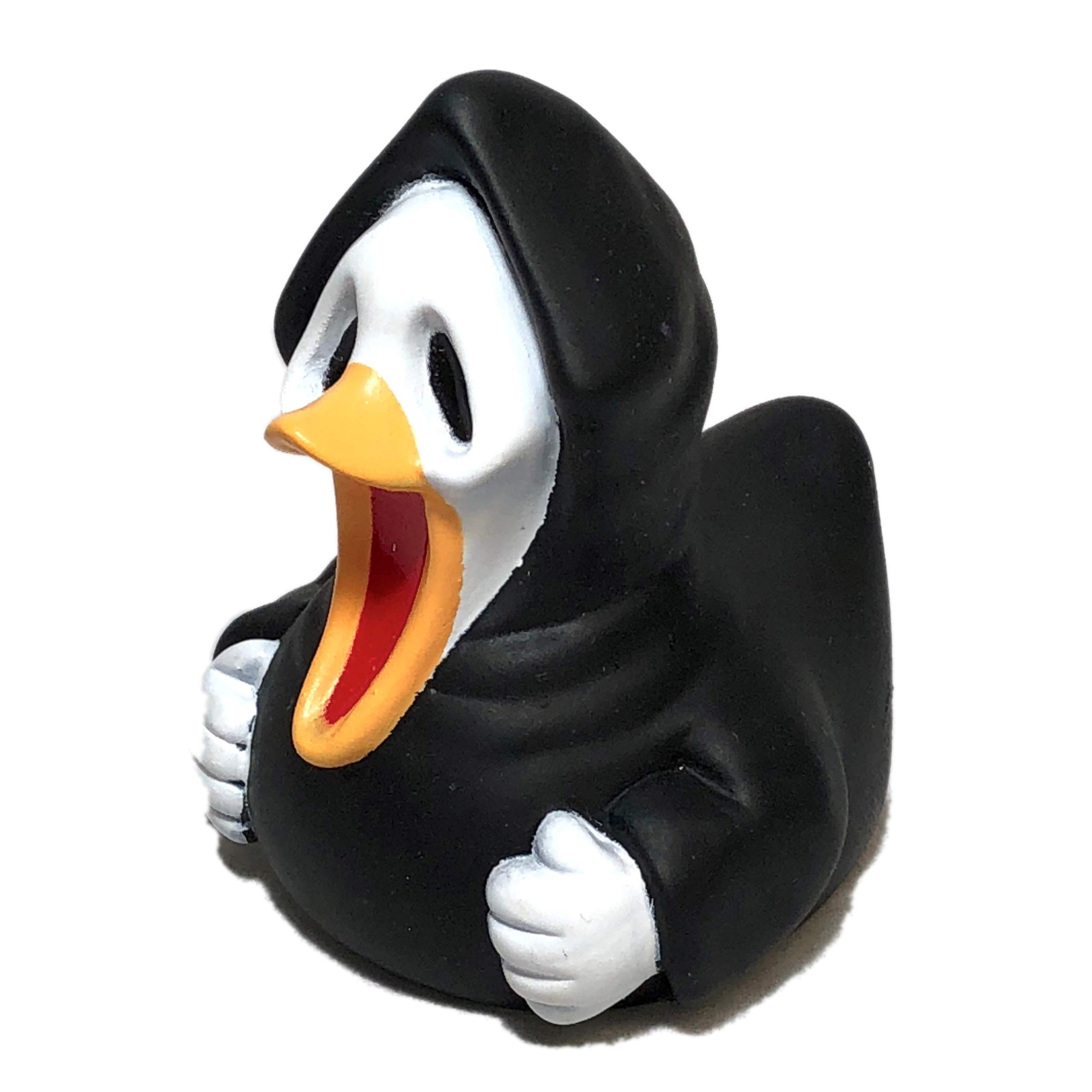 Ad Line Scream Ghost Halloween Rubber Duck Bath Toy | Sealed Mold Free | Child Safe