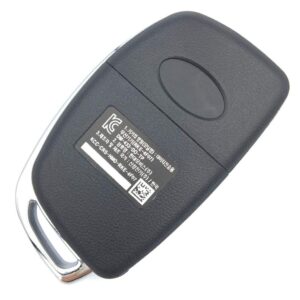 Replacement Uncut Key Remote Fob Case 3 Buttons fit for Hyundai Flip Folding Santa fe Sonta Key Fob Cover