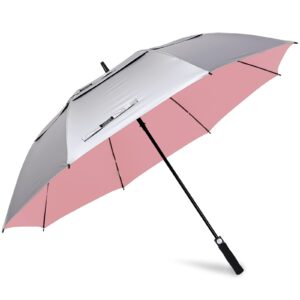 g4free 62 inch uv protection golf umbrella extra large windproof sun and rain umbrellas auto open double canopy