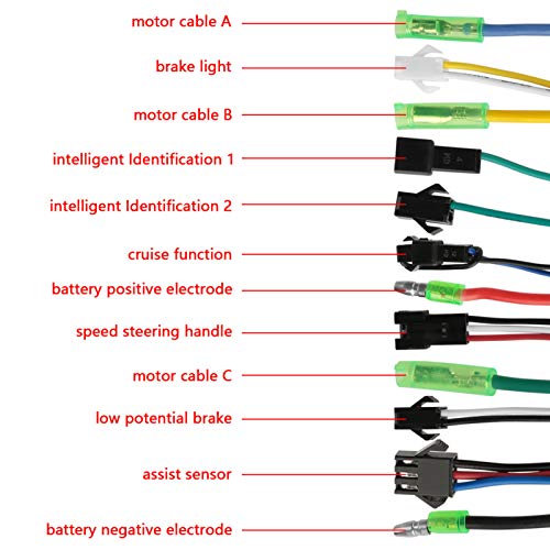 VGEBY1 Brushless Controller, 36V/48V 350W 36V Brushless Motor Controller Brushless Speed Controller Scooter Accessory Tool Brushless Motor Controller 36V Brushless Controller