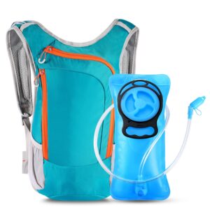 Hydration Pack,Hydration Backpack with 2L Hydration Bladder Lightweight Insulation Water Pack for Running Hiking Riding Camping Cycling Climbing Fits Men & Women