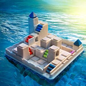 SmartGames Atlantis Escape; a 3D Path-Building Travel Game for Kids and Adults, a STEM Focused Cognitive Skill-Building Brain Game - Brain Teaser for Ages 8 & Up, 60 Challenges.