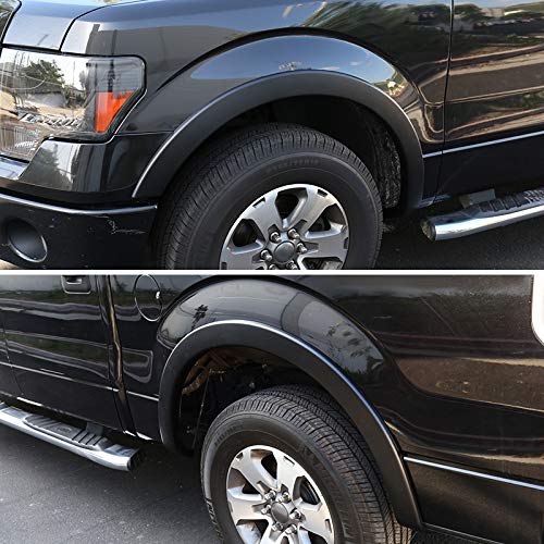 Carpartsinnovate For 09-14 Ford F150 F-150 Styleside Pickup Factory Style Wheel Cover Fender Flares