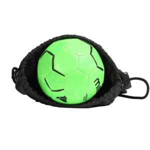 Athletico Drawstring Soccer Bag - Soccer Backpack Can Also Carry Baskeyball or Volleyball (Black)