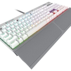 Corsair K70 RGB MK.2 SE Mechanical RAPIDFIRE Gaming Keyboard - USB Passthrough & Media Controls - PBT Double-Shot Keycaps - Cherry MX Speed - RGB LED Backlit (Renewed)