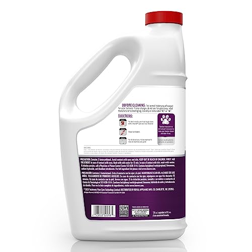 Hoover Pet Carpet Cleaning Solution, Deep Cleaning Shampoo Formula, 128 fl oz Formula, White, AH31933