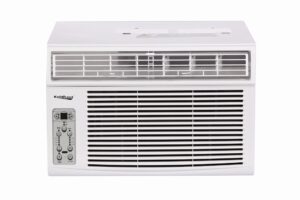 koldfront wac8003wco 8000 btu 115v window air conditioner with dehumidifier and remote control