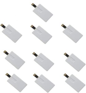 100 pack business credit white/black card 2.0- usb flash drives (2.0/4gb, white)