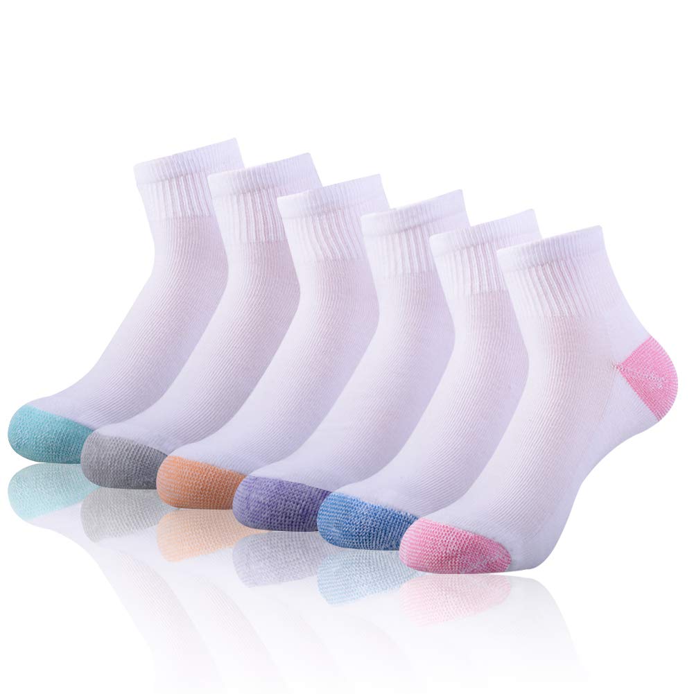 JOYNÉE Ankle Socks Women Low Cut Athletic Running with Cushion for Sports and Casual Use 6-Pairs Pack