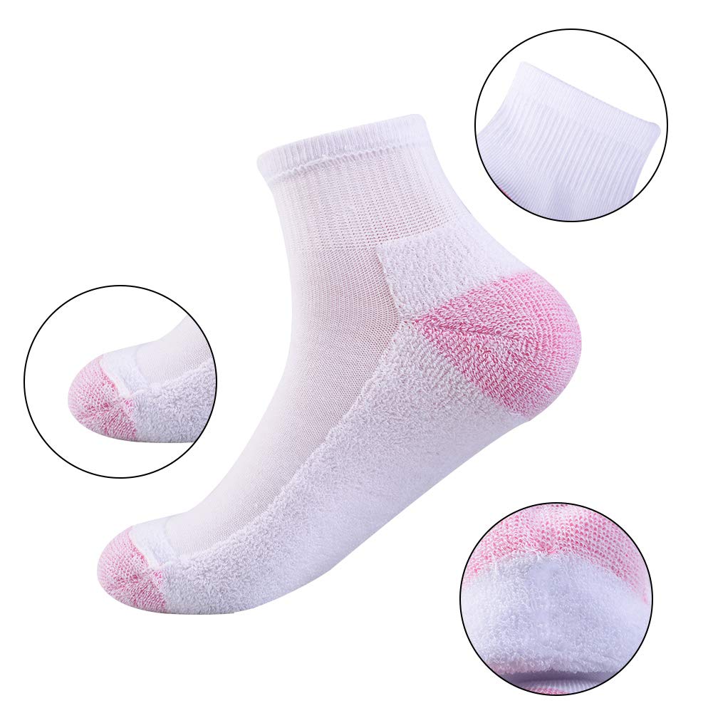 JOYNÉE Ankle Socks Women Low Cut Athletic Running with Cushion for Sports and Casual Use 6-Pairs Pack