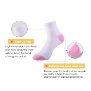 JOYNÉE Ankle Socks Women Low Cut Athletic Running with Cushion for Sports and Casual Use 6-Pairs Pack