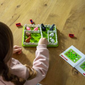 SmartGames Smart Farmer Board Game, a Fun, STEM Focused Cognitive Skill-Building Brain Game and Puzzle Game for Ages 4 and Up