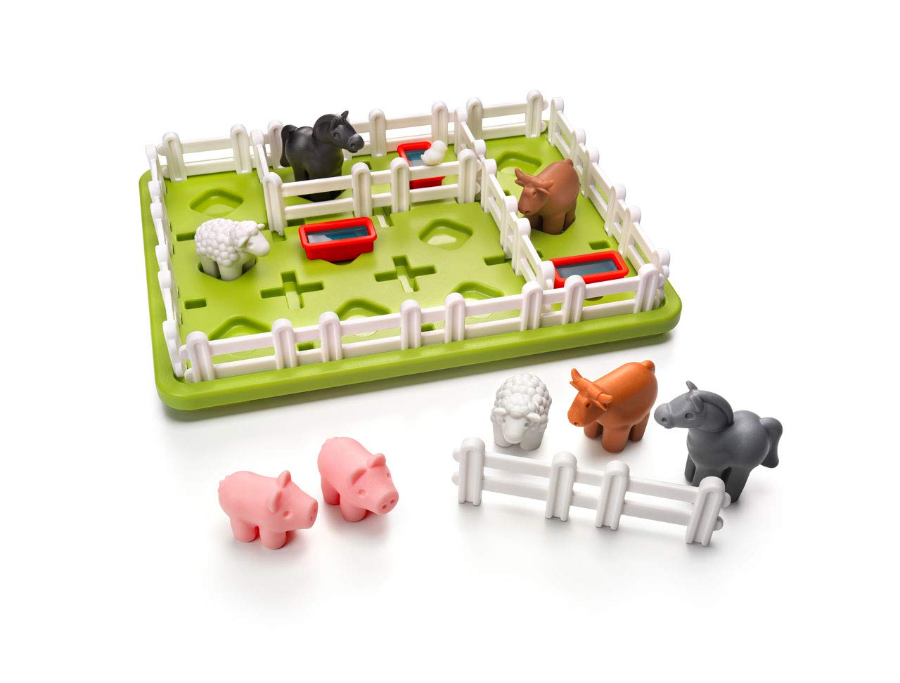 SmartGames Smart Farmer Board Game, a Fun, STEM Focused Cognitive Skill-Building Brain Game and Puzzle Game for Ages 4 and Up