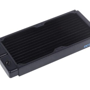 Alphacool NexXxos ST30 Full Copper 240mm Radiator V.2, 120mm x 2, Dual Fan, Black