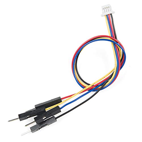 SparkFun Qwiic Cable Kit Hook Up I2C Qwiic Development Boards in no time No Soldering Required Includes 10 Different Lengths Styles Breadboardable Polarized 4-pin JST Connector Daisy Chain-able