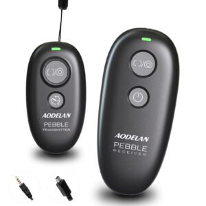 aodelan wireless shutter release for olympus om-d e-m10 mark ii, pen e-pl8, pen-f and for panasonic lumix dmc-g7, g85, gh4, replaces rm-uc1 and dmw-rsl1