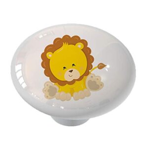 gotham decor nursery safari lion drawer/cabinet knob