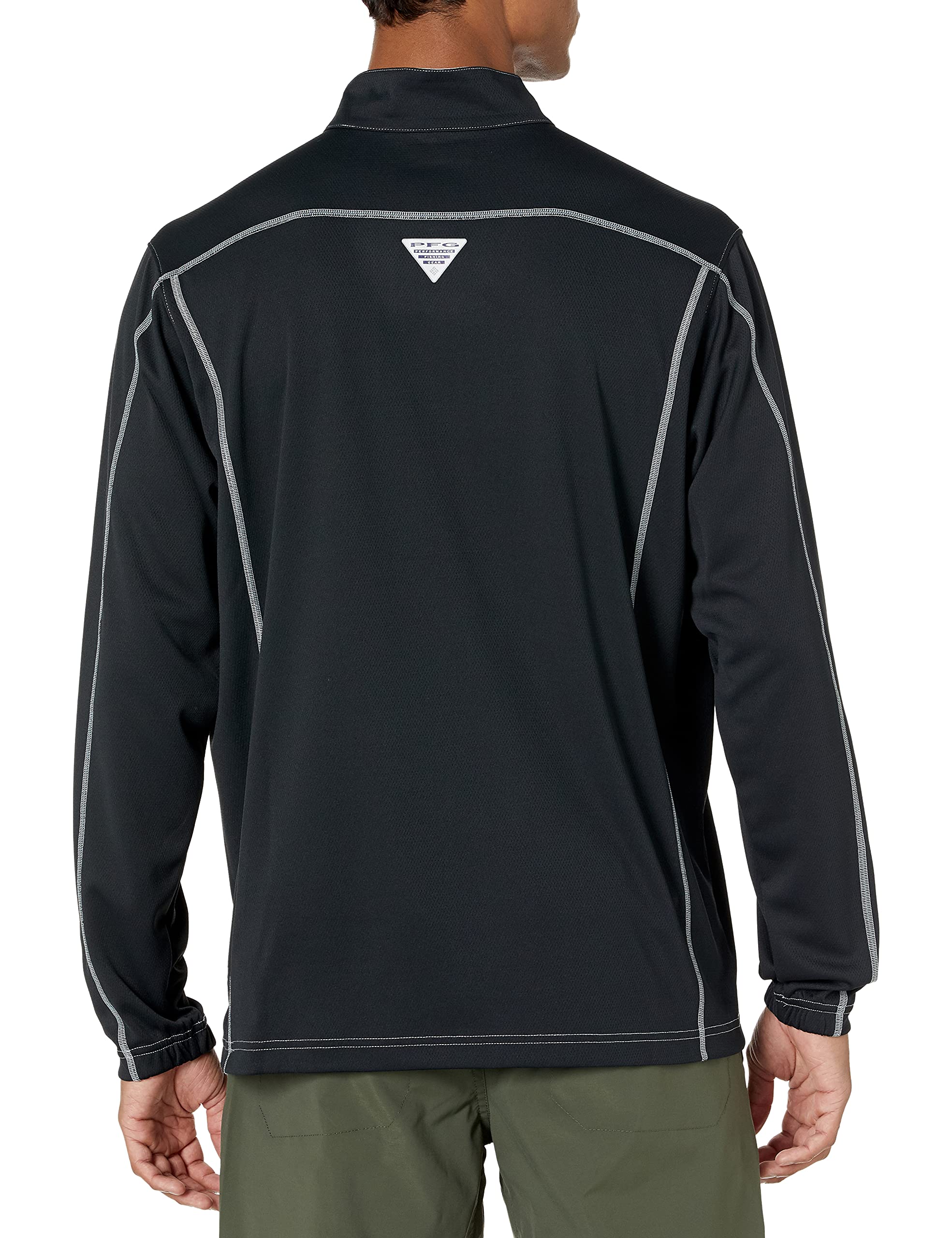 Columbia Men's Low Drag 1/4 Zip, Black, X-Small