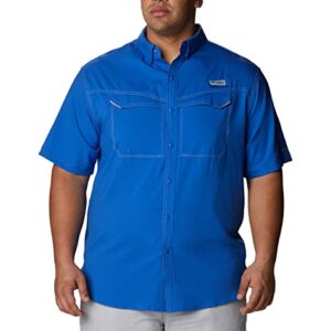 Columbia Men's Standard Low Drag Offshore SS Shirt, Vivid Blue, X-Small