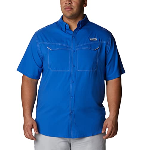 Columbia Men's Standard Low Drag Offshore SS Shirt, Vivid Blue, X-Small