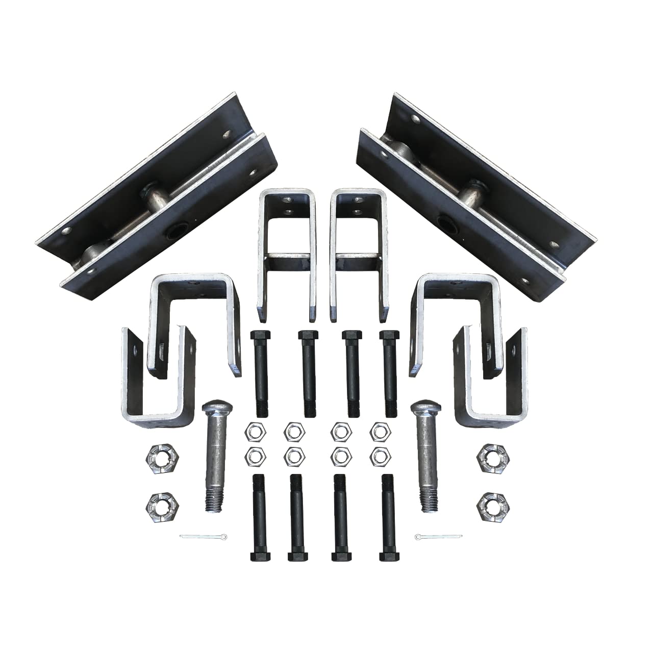 Tandem Trailer Axle Slipper Hanger Kit for 5200-8000 Pound Trailer Axles