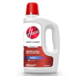 hoover oxy deep cleaning carpet shampoo, concentrated machine cleaner solution, 50 fl oz formula, white, ah31950, (pack of 1)