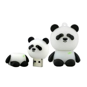 8GB Panda Model PenDrive USB Flash Drive Memory Stick 2.0 USB Stick Flash Disk Thumb Drive U Disk (White)