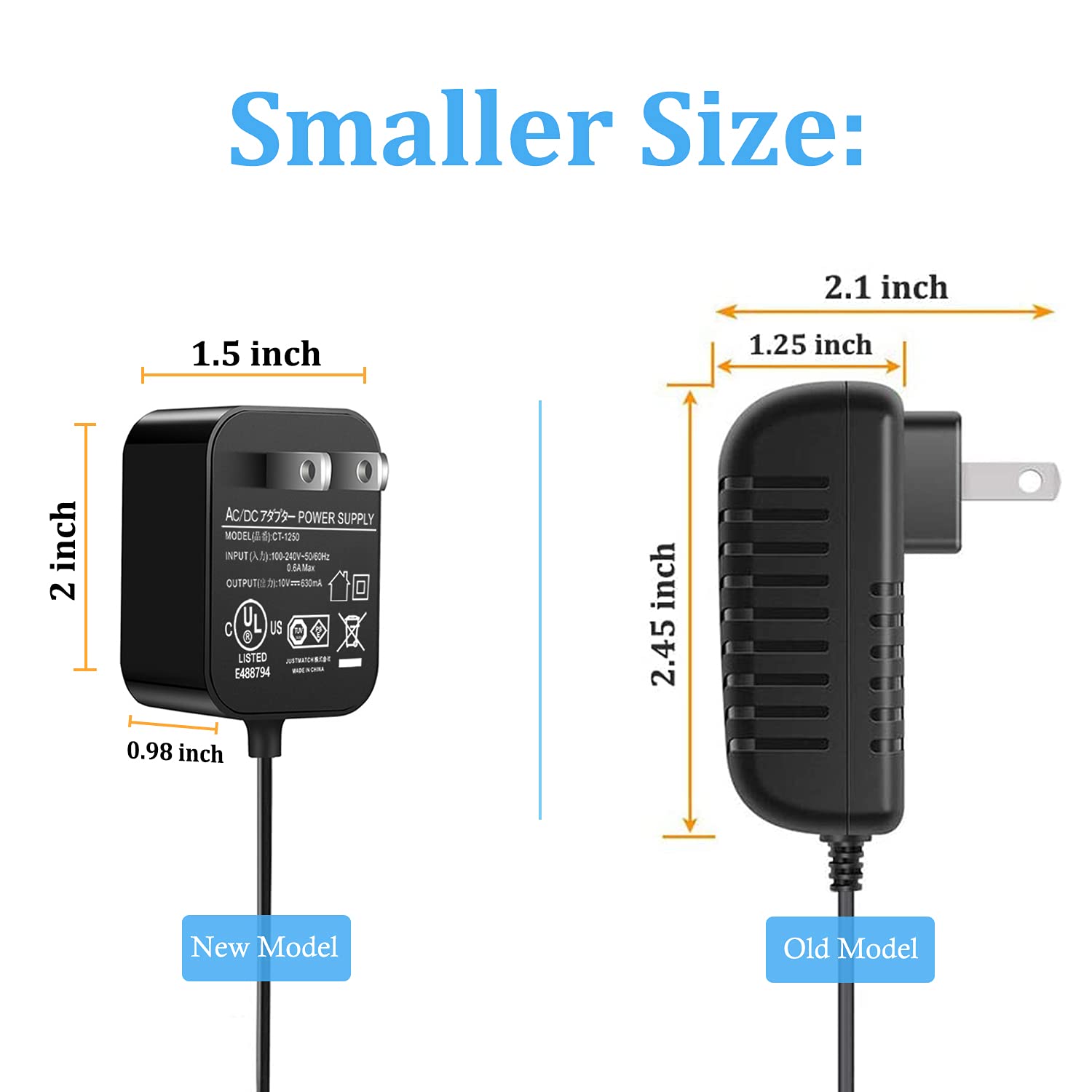 for Wahl Trimmer Charger 4V Power Cord for Wahl 9818 9818L 9888L 9916D 9918D 9685 Groomer Clipper 9854-600 9855 79600-2101 S004mu0400090