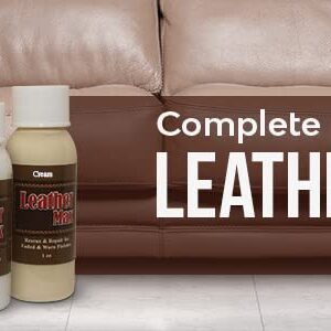 Leather Max Quick Blend Refinish and Repair Kit White, Restore Couches, Recolor Furniture & Repair Car Seats, Jackets, Sofa, Boots 3 Color Shades to Blend with/Leather Vinyl and More (White Mix)