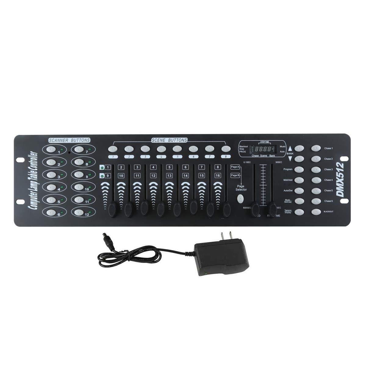 TC-Home 192 Channels Console DMX512 Controller DJ Operator Equipment for Stage Lighting Party