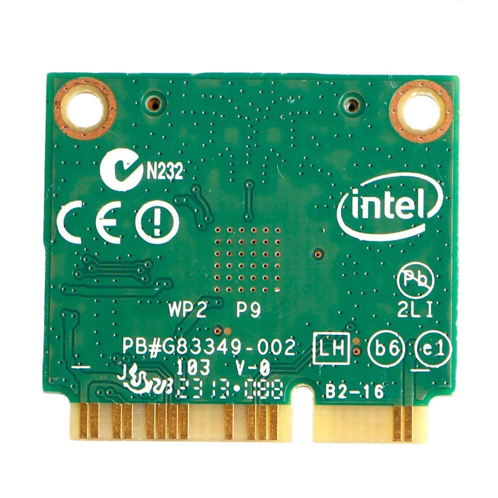 Intel Dual Band Wirless- MQUPIN Intel 7260.HMW Dual Band Wireless Card-AC 7260 Network Adapter+Bluetooth 4.0 USE for Intel AC Half Mini Pcie Card 802.11 b/a/g/n/ac(1 Pack)