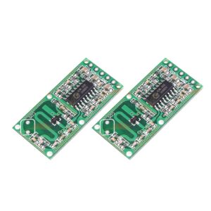 devmo 2pcs microwave doppler radar motion detector sensor rcwl-0516 module board switch compatible with ar-duino raspberry pi,human rat cat detector