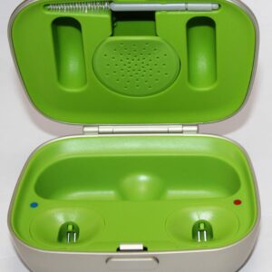 Charger Case with Power Pack for Audeo Marvel Rechargeable Hearing Instrument.