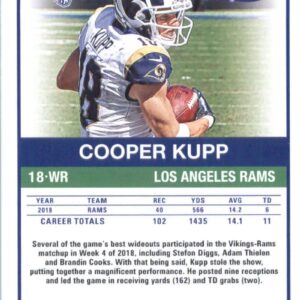 2019 Score #297 Cooper Kupp NM-MT LA Rams