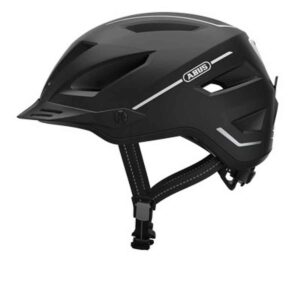 abus pedelec 2.0 urban helmet, velvet black, size l (56-62 cm)