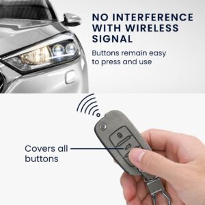 kwmobile Key Cover Compatible with VW Skoda Seat - Navigational Compass