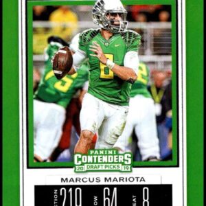 2019 Panini Contenders Draft Picks Season Ticket #65 Marcus Mariota Oregon Ducks Official Collegiate Football Card of the NFL Draft