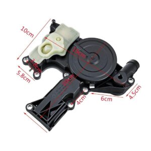 Ensun PCV Valve Oil Separator Crankcase Vent Valve replacement for A4 A5 A6 Quattro allroad Q3 Q5 Replaces 06H103495AE