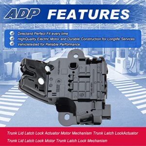 ADP Trunk Lid Latch Lock Actuator for Chevrole Chevy Cruze Impala Malibu Sonic Corvette Camaro Buick Regal Lacrosse Verano Allure Cadillac ATS ELR XTS CTS 940-108 13501988