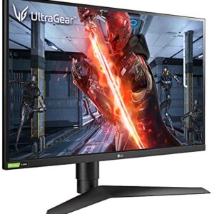 LG 27GL650F-B 27 Inch Full HD Ultragear G-Sync Compatible Gaming Monitor with 144Hz Refresh Rate and HDR 10 - Black